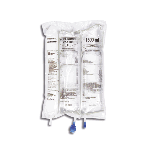 OliClinomel Triple chambered parenteral nutrition bag OliClinomel Triple chambered parenteral nutrition bag